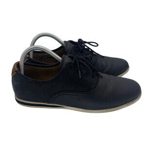 Aldo Men’s Helmet Sneakers Black Soft Leather Lace Up Size 7 US Lace Up Shoes